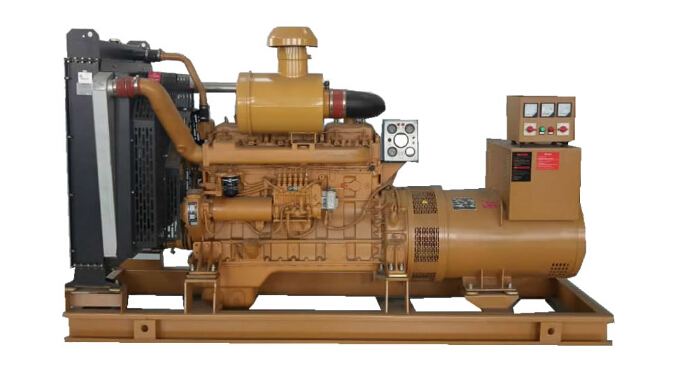 白山上柴250kw大型柴油二手发电机组